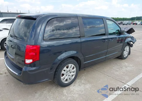 2014 Dodge Grand Caravan Se из США, поврежденный, VIN 2C4RDGBG1ER355061